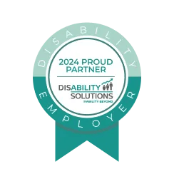 Disability Solutions 2024 Proud Partner disability employer logo