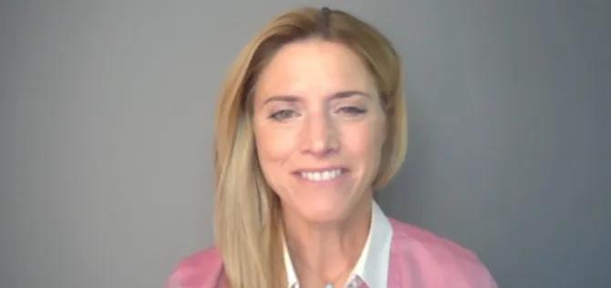 Photo of Marilyn for a Voya Learn video that covers different types of insurance. 