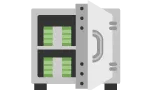icon of a safe with money inside