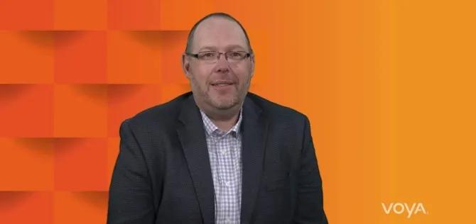 Scott Darcy discussing disability income insurance in one of our Voya Learn videos.