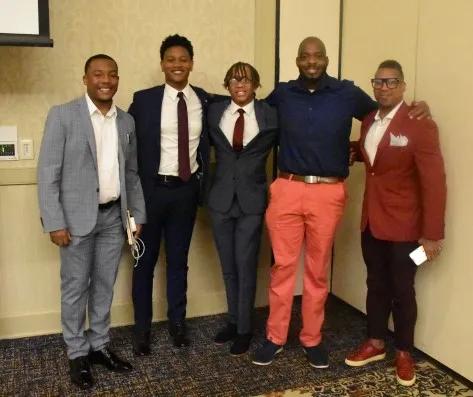 Voya Ambassador Program members Elliott Curry and Jay Washington attend Morehouse symposium