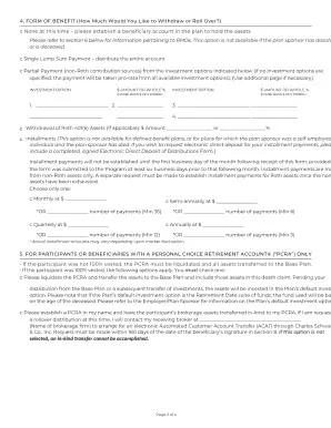 page two of death benefit form