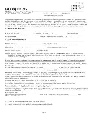 ABA Loan Request  page 1