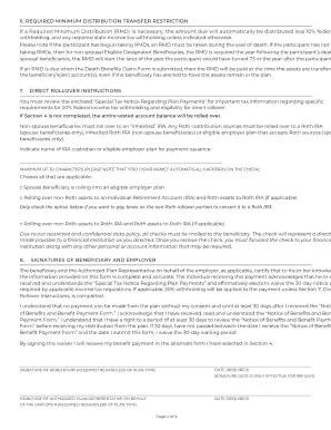 ABA Distribution Request form Page 4