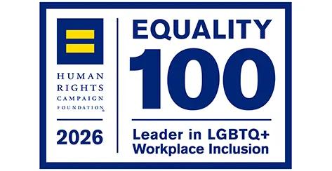 2026 Equality 100 Leader in LGBTQ+ Workplace Inclusion
