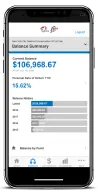 iPhone screenshot of Voya Retire for NYCDC showing account summary