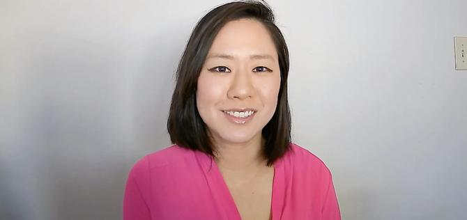 Headshot of Jen Song for Voya Learn video on emergency funds. 
