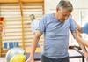 Man at a rehabilitation center.
