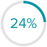 24%