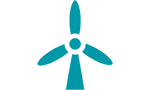 Wind turbine icon